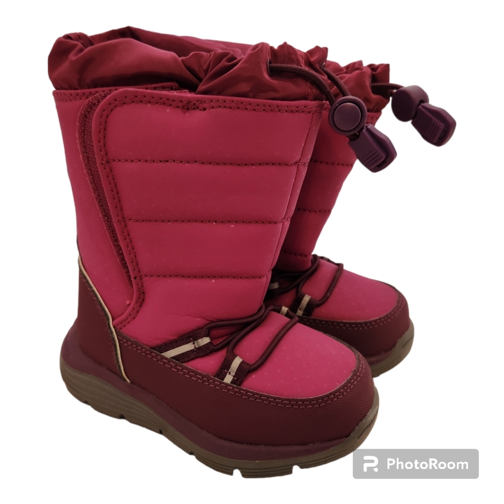 Lands End Girls Winter Insulated Warm Adjustable Boots 7M